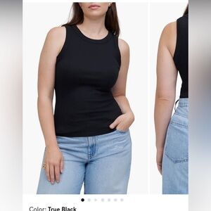 Madewell Supima Cotton Cutaway Tank